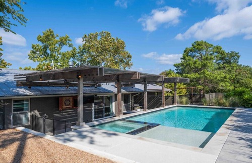Greater South River City Apartment | Hot tub, Heated pool, Steps from S Congress!