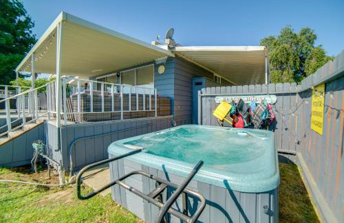 North Lakeport House | Hot Tub, Views and Dock! Playful Home on Clear Lake