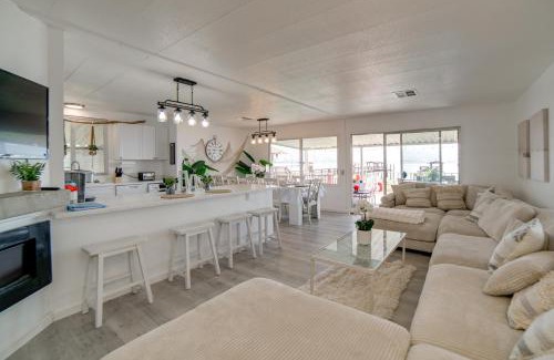 North Lakeport House | Hot Tub, Views and Dock! Playful Home on Clear Lake