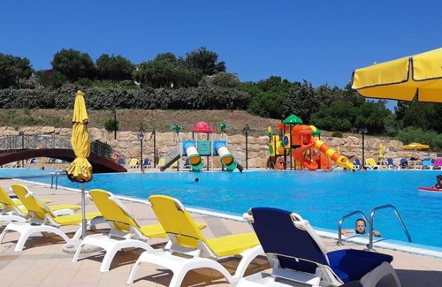 Rena Majore Villa | house sleeps 4 Terrace with summer kitchen barbecue