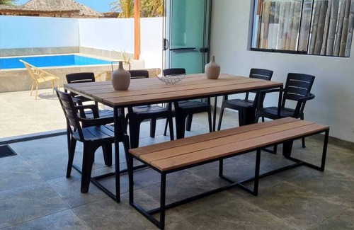 Vichayito House | House with a pool on Vichayito´s beach, Mancora, Piura, Peru.