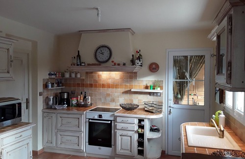 Lussan House | House with heated pool and superb view of Lussan