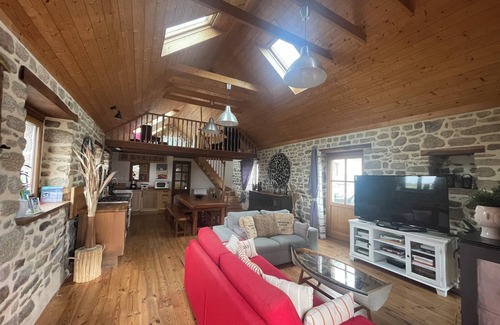 Plouarzel House | HOUSE WITH INTERIOR SWIMMING POOL WITH SEA VIEW, mini golf, gym