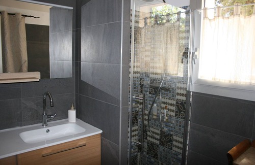 Saint-Drezery House | House with pool on the edge of the garrigue, dominant view