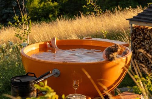 Lapsze Nizne Villa | Houten Vakantiewoning "ReisnaarPolen" royaal ontbijt, sauna en Hottub