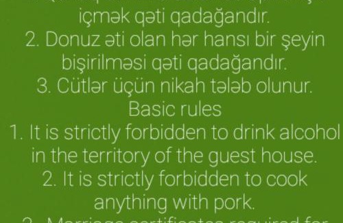 Azerbaijan House | İvanovka İnn & Cafe Family-Friendly Halal