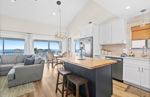 Seacrest Condo | Ideally located beachfront home with balcony, washer/dryer, AC, & amazing views