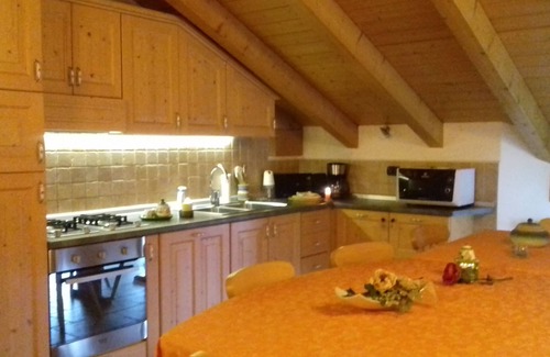 Brez Apartment | In the green and cool Trentino large apartment with garden, balcony, parking space