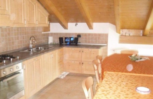 Brez Apartment | In the green and cool Trentino large apartment with garden, balcony, parking space