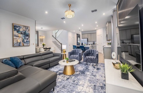 Florida Central Atlantic Coast House | Infinity & Beyond NEW House 7BD, Games RM, Pool,Theater 8 Miles to Disney