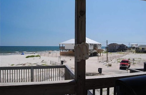 Dauphin Island House | Island Time II - Gulf-view Beach House with Heated Pool Pet-friendly
