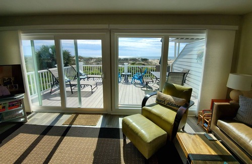 Savannah Beach House | It's a Beach Haven and it's Beachfront! See the beautiful dunes and ocean