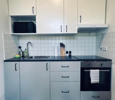 Gohlis-Mitte Apartment | Küche-Siebträgermaschine-Netflix-WIFI-Lage