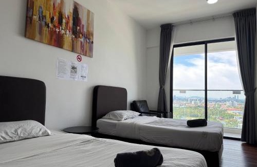 Penampang Apartment | K Avenue High Floor Studio Balcony with Sunrise View