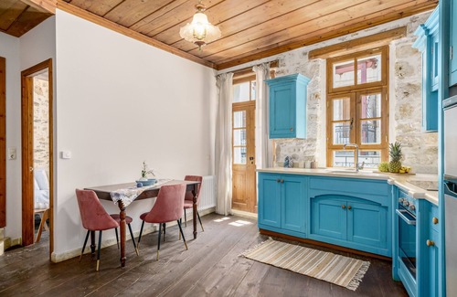 Panormos Villa | Kamares Villa, a 1912 stonebuilt estate with heated pool!