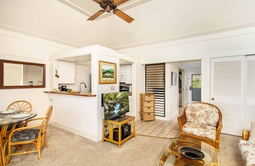 Poipu Condo | Kiahuna Plantation partial oceanview,top floor,4 min walk to beach, pool,gym,+AC