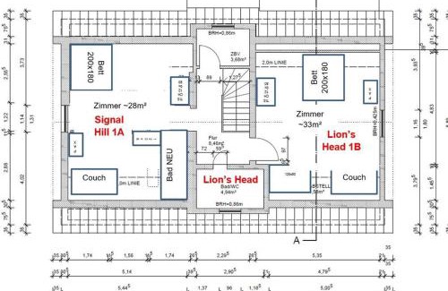 Siegen Apartment | Kinderklinik Dachwohnung Lion's Head 1B