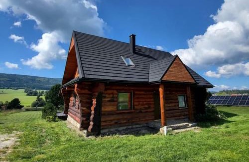 Lasowka House | Komfortowy dom z bali koło Zieleńca z widokiem na góry