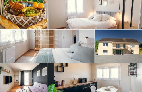 La Ferte-Gaucher Apartment | L'élegant, climatisé et rénové - Appart'hôtel Chez MV