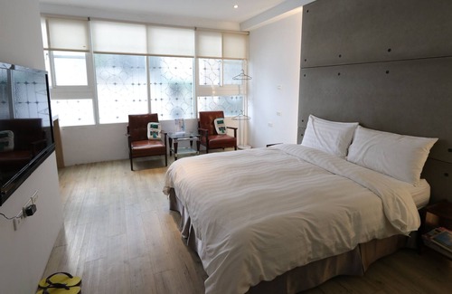 West Central District Apartment | L201 Double room in Tainan, near Xinyi Street