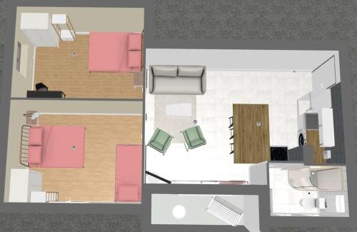 Vienne Apartment | La Cité Guillemaud 1930, parking, balcon et wifi