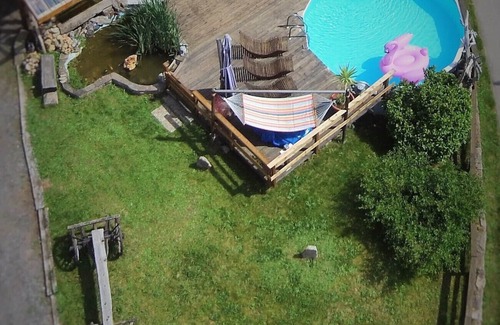 La Chapelle-devant-Bruyeres House | LA RUINE 4*, sleeps 12, with spa and pool.