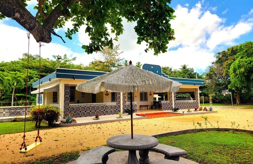 Playa House | La Hacienda Beach House with Pool Near Rincón-Beach Front .Only 1 Minute Walk!
