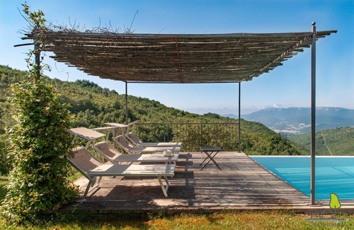 Montelovesco Villa | La Torre, private holiday home in a watchtower with pool