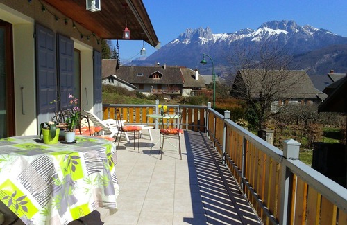 Chaparon House | LAC ANNECY House, 100 m2, terrace (60m2) splendid mountain view