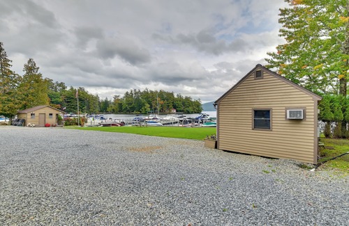Diamond Point Cottage | Lake George Waterfront Cabin w/On-site Marina!