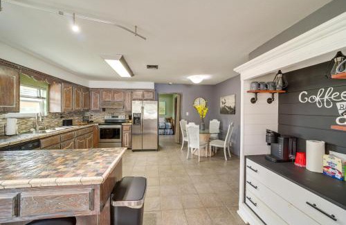 Longtown House | Lakefront Eufaula Cabin with Fire Pit and Private Dock