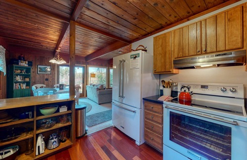 Bridgton House | Lakefront Home with High-Speed WiFi, Lake View, Dock, Washer/Dryer, and Kayak