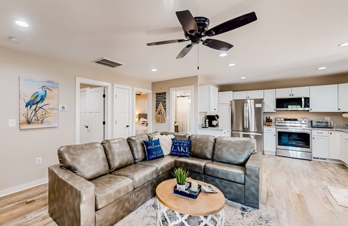 Mineral House | Lakefront, renovated, dog-friendly home with dock, paddleboards & firepit