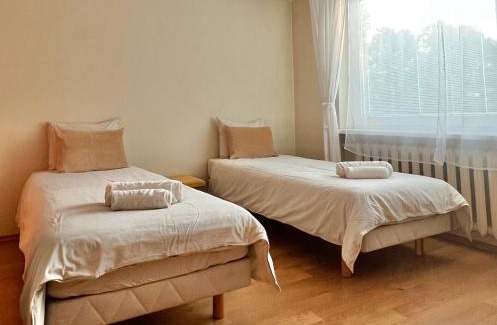 Vievis Apartment | Lakeview Retreat in Vievis