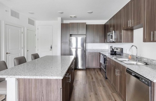 Garland Apartment | Landing | Stylish 2BD, Pool, Clubhouse