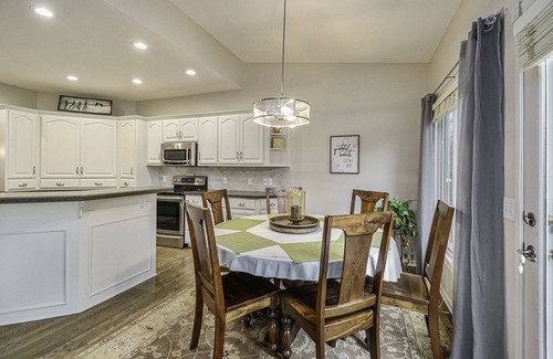Omaha House | Large Cozy Retreat in West Omaha, Family Friendly with Game Rec Room!