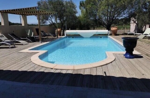 Vagnas House | Large house on 3400 m2 of land heated swimming pool for 2 to 15 people