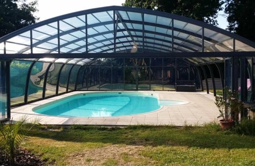 Saint-Barthelemy House | Large house with covered and heated swimming pool