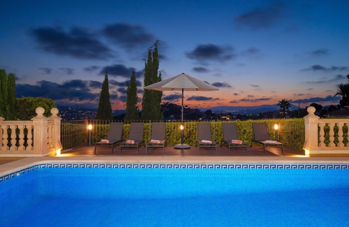 Arnella Villa | Large Luxury Family Villa Moraira, Private Pool, WiFi, A/C,
