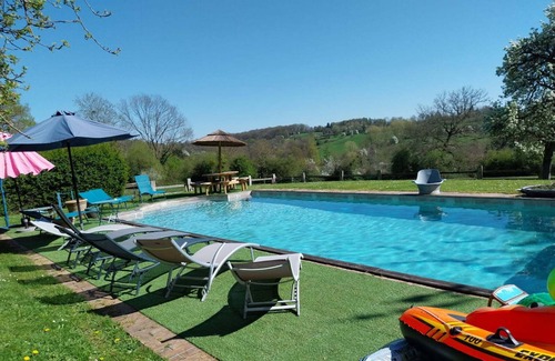 Fauguernon House | Large Normandy house with heated pool, 20 minutes from beaches. Pets allowed