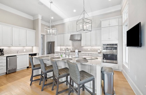 Rosemary Beach House | Large Pool, Luxury 6BR Home South of 30a on Boardwalk F in Rosemary Beach, 2 Minutes from Dining