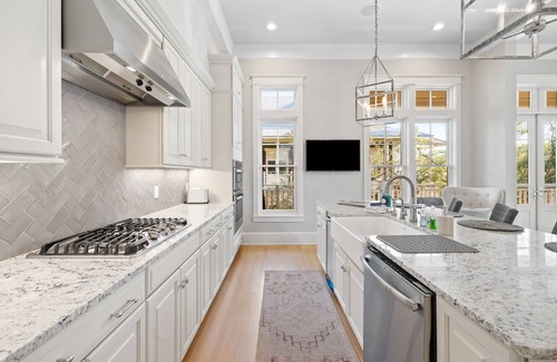 Rosemary Beach House | Large Pool, Luxury 6BR Home South of 30a on Boardwalk F in Rosemary Beach, 2 Minutes from Dining