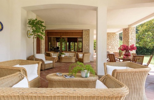 San Cataldo Villa | Large villa with swimming pool and private tennis near the sea