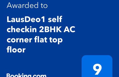 Thiruvananthapuram Apartment | LausDeo1 self checkin 2BHK AC corner flat top floor