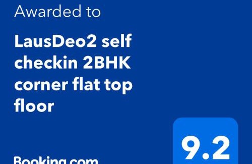 Thiruvananthapuram Apartment | LausDeo2 self checkin 2BHK corner flat top floor