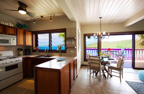 Estate Enighed Condo | Lavender Hill Penthouse with Big Views of Cruz Bay Beach, Reefs & Islands Beyond