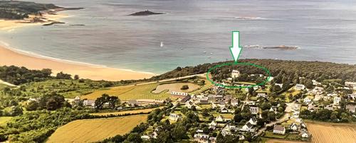 Pleherel-Plage-Vieux-Bourg Villa | Le Belvédère - Villa 14 personnes - Plage à pied - Piscine couverte et chauffée