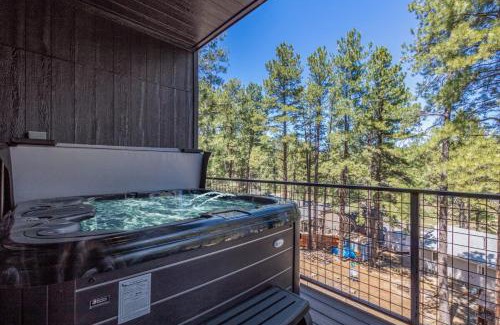 Flagstaff House | Le Cabin Noir Modern Alpine Retreat Spa BBQ