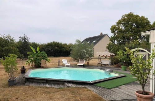 Chemille-sur-Deme House | Le Clos 3 with covered multisport pitch, Spa sauna swimming pool 2h30 from Paris