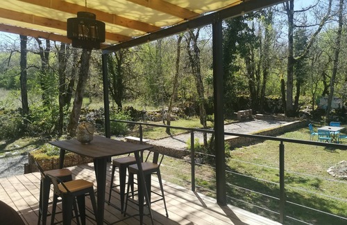 Esclauzels Ski Chalet | Le Lagon Vert, Relaxation, Nature and Nordic bathing.